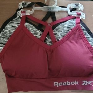 Reebok 2pc Sports Bra Sz L